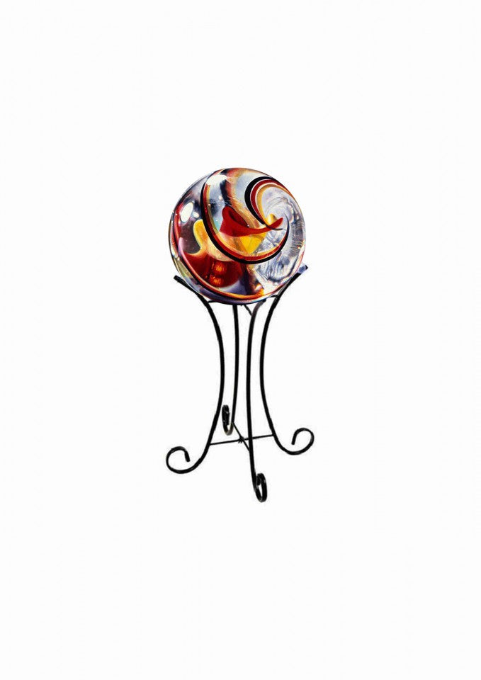 Gazing Ball Holder Family Flowers Inc