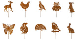 Dragonfly, Bird and Butterfly Garden Stakes