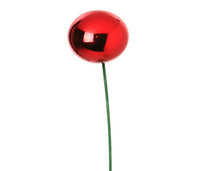 Red Shiny Ball Stake