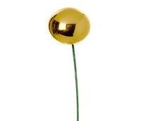 Gold Shiny Ball Stake