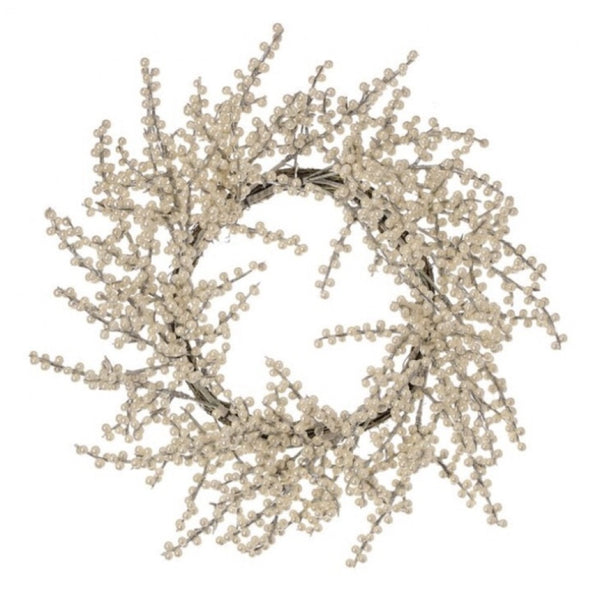 Pearl Berry Everlasting Wreath