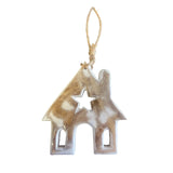 Wood Enamel Ornament