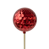 Red Shiny Ball Stake