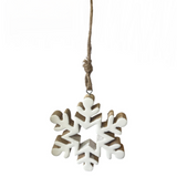 Wood Enamel Ornament