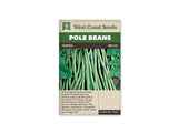 Bean Seeds - Pole