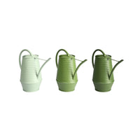 Shades of Green Watering Can Metal