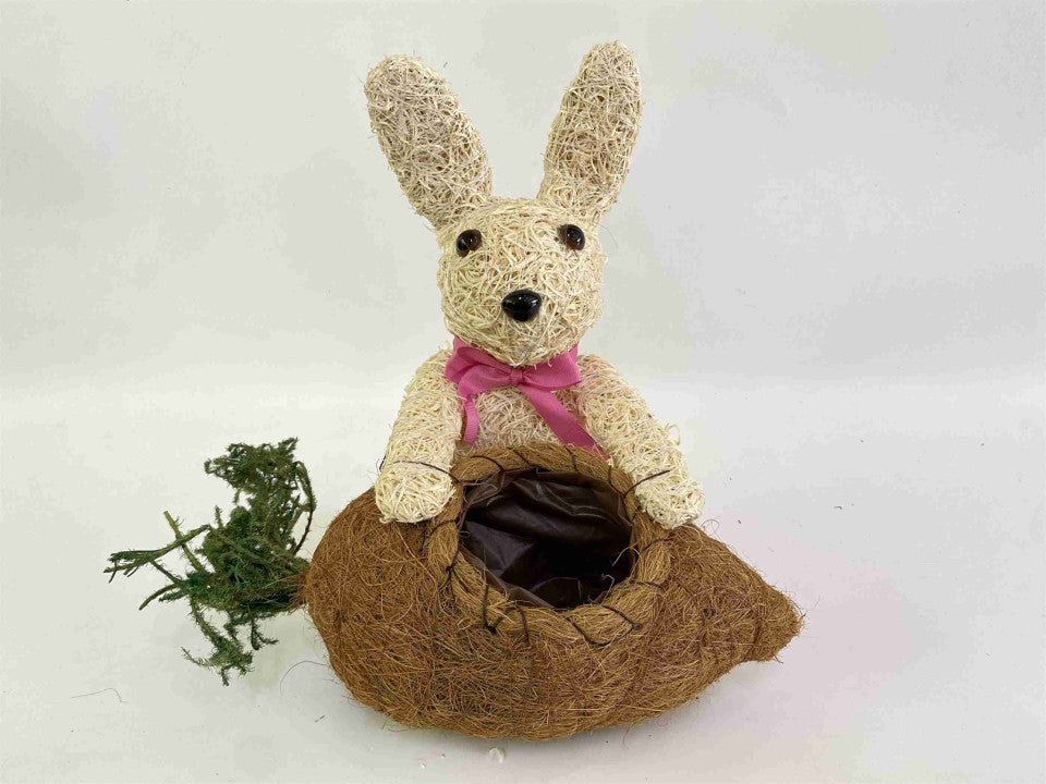 Rattan Rabbit – Family Flowers Inc