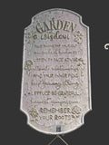 Cast Outdoor Plaque