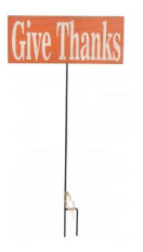 Give Thanks Sign