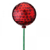 Red Shiny Ball Stake