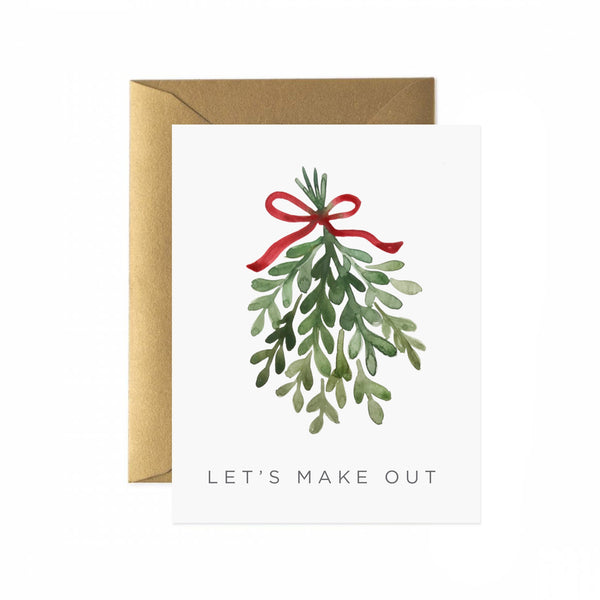 Greeting Card - Mistletoe Makeout