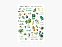 Plant Lover Planner Stickers