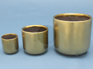 Gold Ceramic Pot
