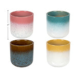 Triple Glazed Ceramic Planter 3.5"