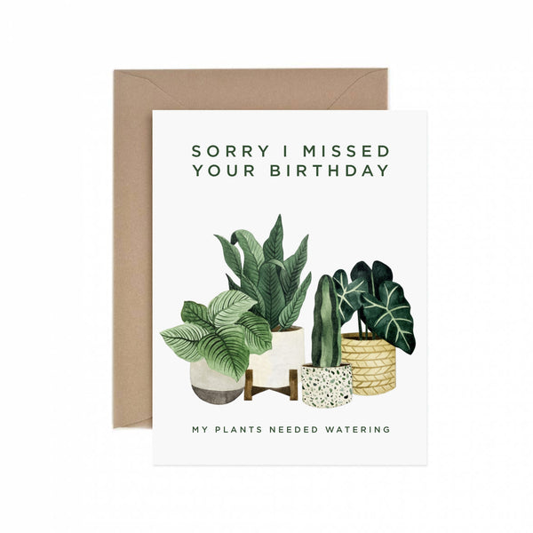 Greeting Card - Missed Birthday