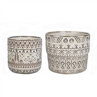 Geometric and Bamboo Pot Collection