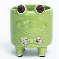 Green Frog pot