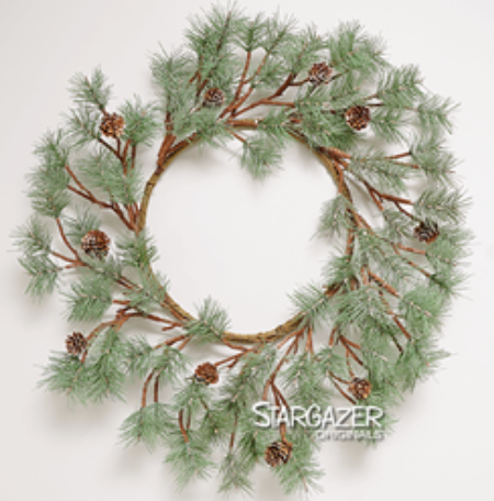 Spruce and Cones Everlasting Wreath
