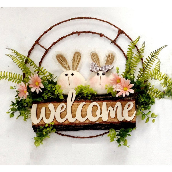 Bunny Welcome Wreath