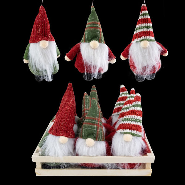 Euro Santa Gnome Plush Ornament