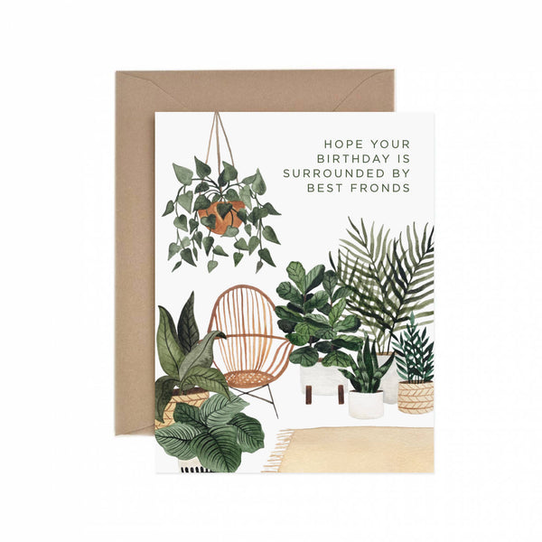 Greeting Card - Best Fronds Birthday