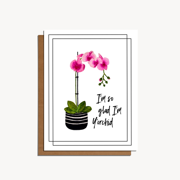 Greeting Card - Y'Orchid