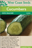 Cucumber Seeds - Slicing