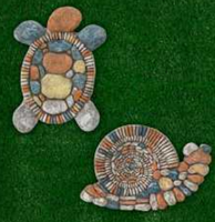 Mosaic Snail/Turtle Stepping Stone